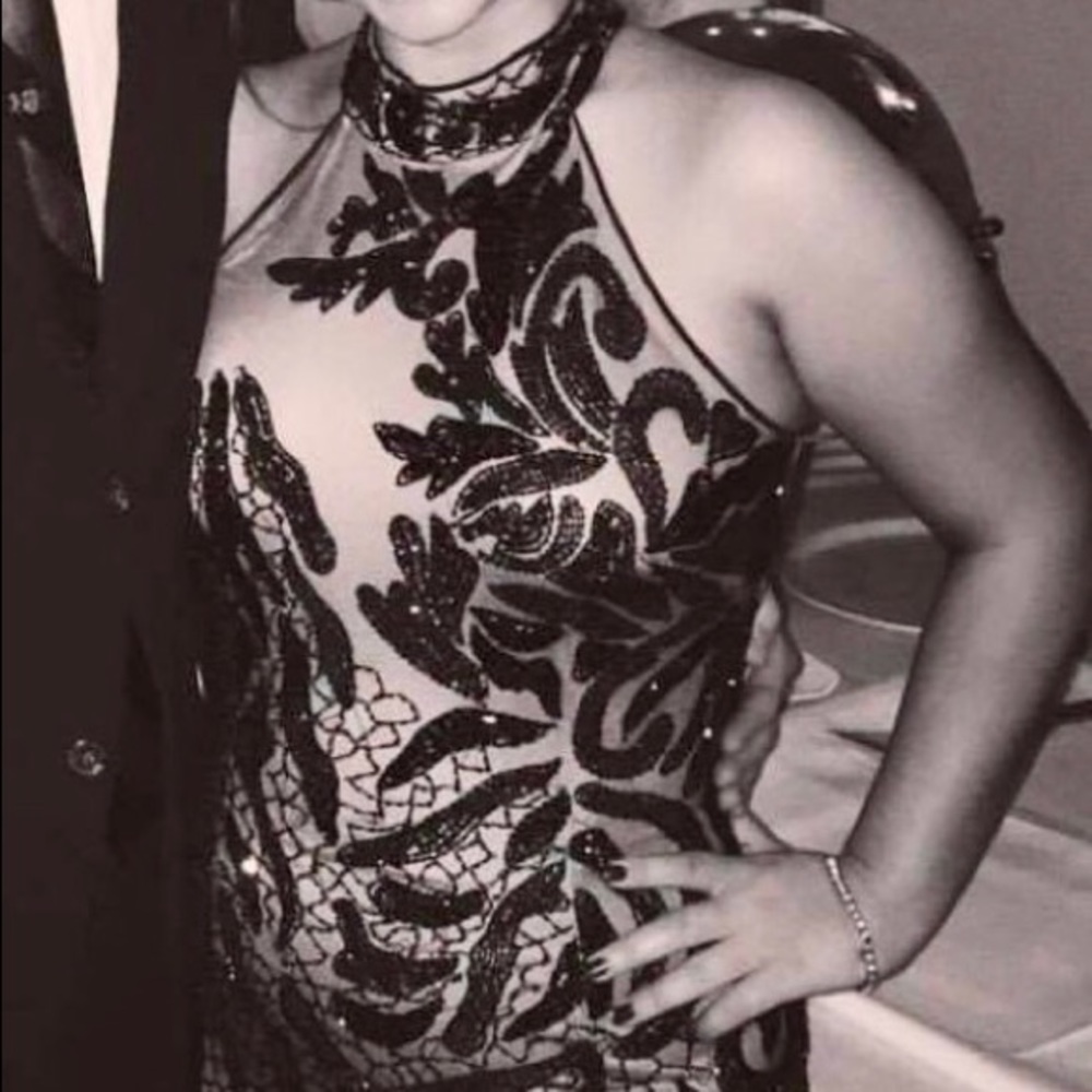 Black gown